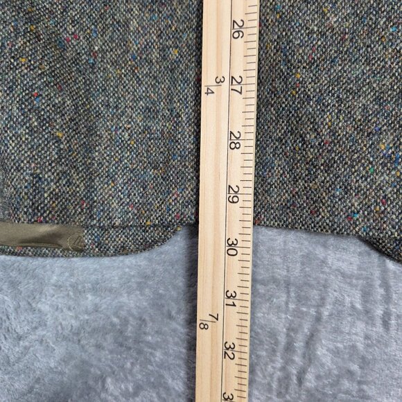 Magee Donegal Tweed Sport Coat Mens 42 Green Speckled Wool Handwoven Blazer - Picture 9 of 11